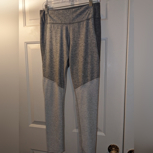 Outdoor Voices size large leggings (grey and white) - Picture 2 of 4